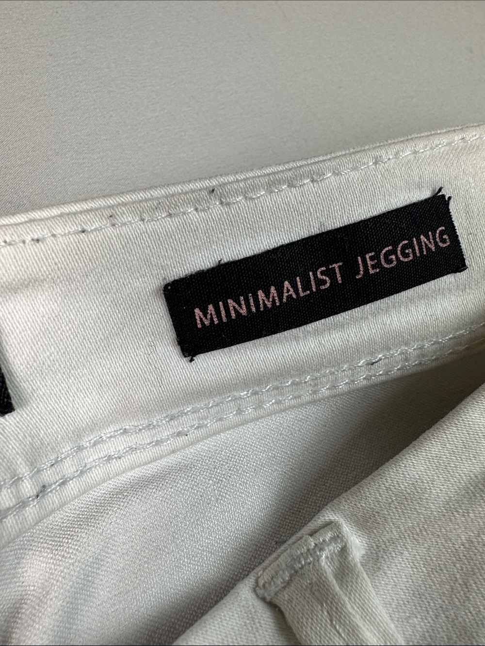 Curve Appeal White Mimimalist Jegging Pants Stretch Skinny Jeans Straight Ankle - Picture 6 of 10